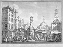 View of the Stocks Market, Poultry, City of London, 1753-Henry Fletcher-Giclee Print