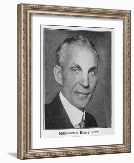 Henry Ford, American Automobile Manufacturer-null-Framed Photographic Print