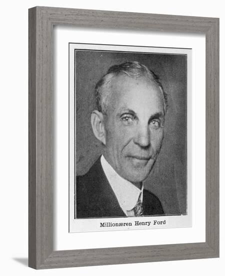 Henry Ford, American Automobile Manufacturer-null-Framed Photographic Print