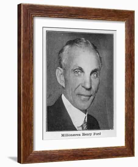 Henry Ford, American Automobile Manufacturer-null-Framed Photographic Print