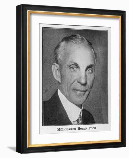 Henry Ford, American Automobile Manufacturer-null-Framed Photographic Print