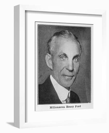 Henry Ford, American Automobile Manufacturer-null-Framed Photographic Print