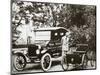 Henry Ford, American car manufacturer, with two of his cars, USA, 1924-Unknown-Mounted Photographic Print