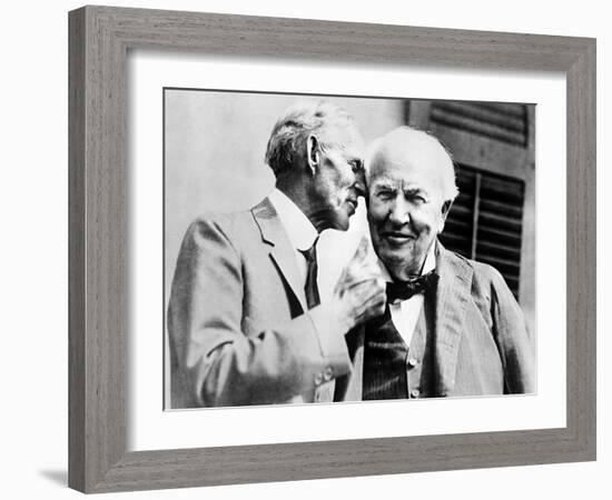 Henry Ford and Thomas Edison, American Inventors-Science Source-Framed Giclee Print