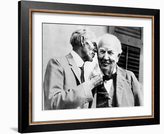 Henry Ford and Thomas Edison, American Inventors-Science Source-Framed Giclee Print