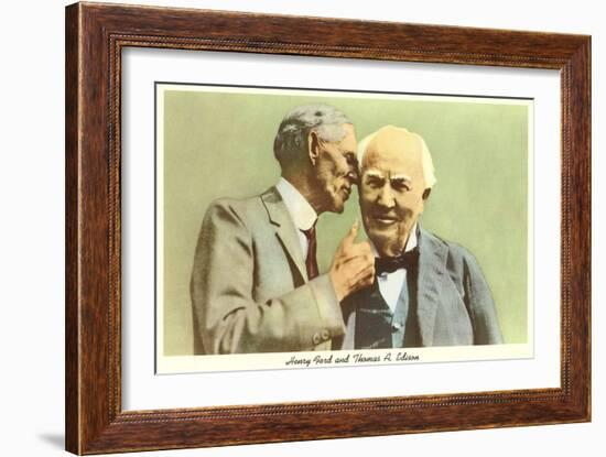 Henry Ford and Thomas Edison-null-Framed Art Print