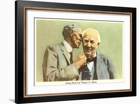 Henry Ford and Thomas Edison-null-Framed Art Print