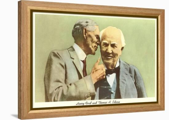 Henry Ford and Thomas Edison-null-Framed Stretched Canvas