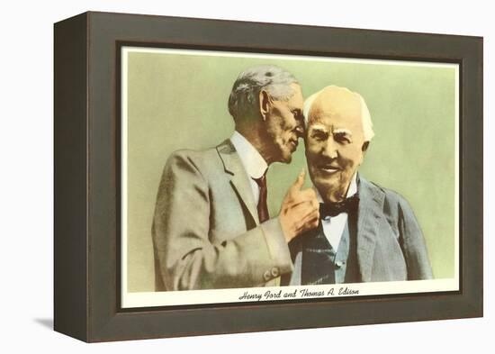 Henry Ford and Thomas Edison-null-Framed Stretched Canvas