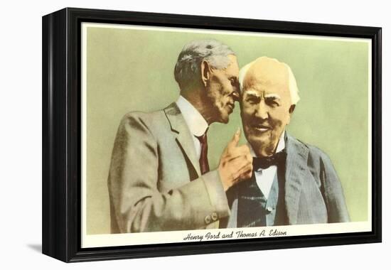 Henry Ford and Thomas Edison-null-Framed Stretched Canvas