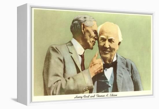 Henry Ford and Thomas Edison-null-Framed Stretched Canvas