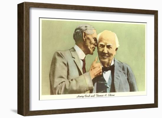 Henry Ford and Thomas Edison-null-Framed Premium Giclee Print