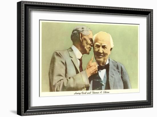 Henry Ford and Thomas Edison-null-Framed Premium Giclee Print