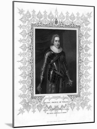 Henry Frederick Stuart, Prince of Wales-William Finden-Mounted Giclee Print