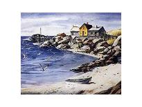 Winter Harbor-Henry Gasser-Framed Art Print