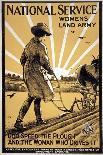 National Service Women's Land Army, God Speed the Plough and the Woman Who Drives it , Pub. London,-Henry George Gawthorn-Giclee Print