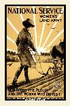 National Service Women's Land Army, God Speed the Plough and the Woman Who Drives it , Pub. London,-Henry George Gawthorn-Giclee Print