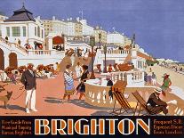 Poster Advertising Travel to Brighton-Henry George Gawthorn-Framed Giclee Print