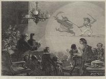 Christmas Holidays at the Polytechnic, the Electric Machine-Henry George Hine-Framed Giclee Print