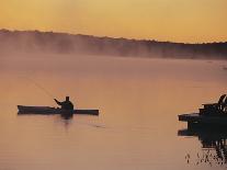 Fly-fishing in Lake Muskoka-Henry Georgi-Photographic Print