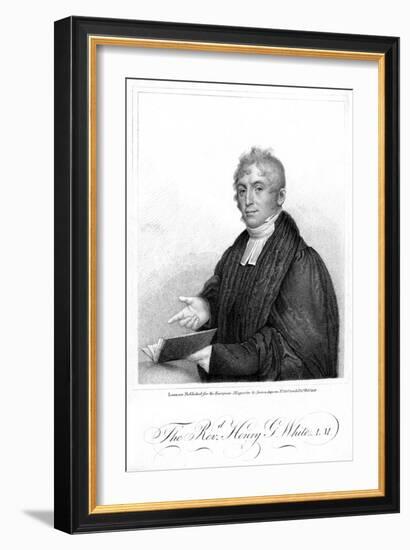 Henry Gostling White-George Hayter-Framed Art Print