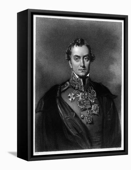 Henry Hardinge, 1st Viscount Hardinge, 1837-Francis Holl-Framed Premier Image Canvas