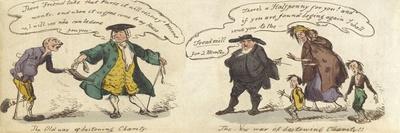 The Pillar of the State, or John Bull Overloaded, after Cruikshank in 1819, 1827-Henry Heath-Giclee Print