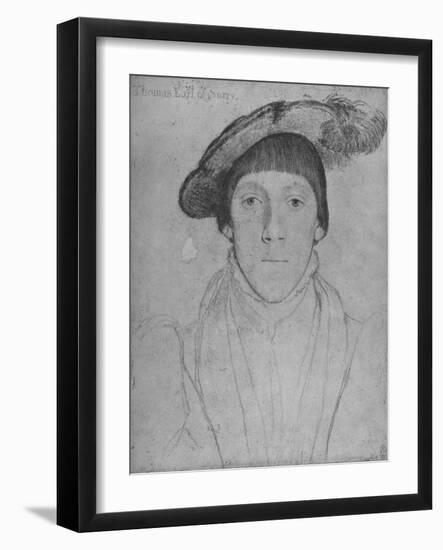 'Henry Howard, Earl of Surrey', c1532-1533 (1945)-Hans Holbein the Younger-Framed Giclee Print