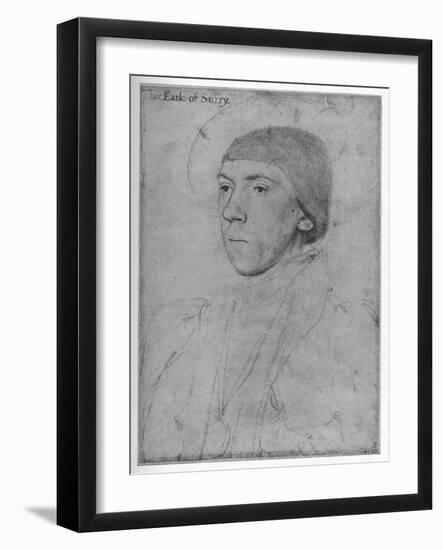 'Henry Howard, Earl of Surrey', c1533-1536 (1945)-Hans Holbein the Younger-Framed Giclee Print