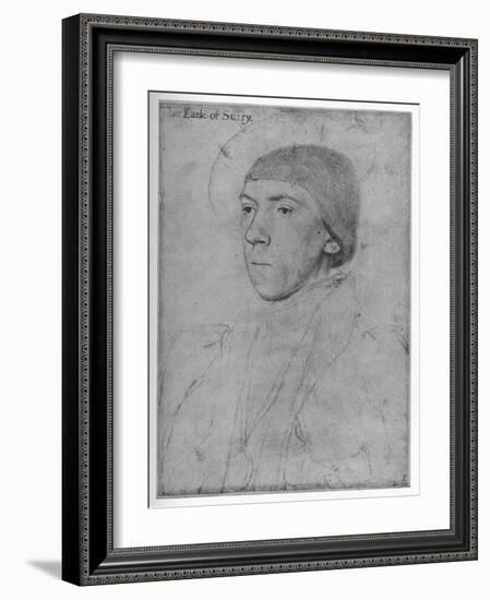 'Henry Howard, Earl of Surrey', c1533-1536 (1945)-Hans Holbein the Younger-Framed Giclee Print