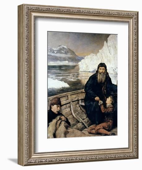 Henry Hudson And Son-John Collier-Framed Giclee Print