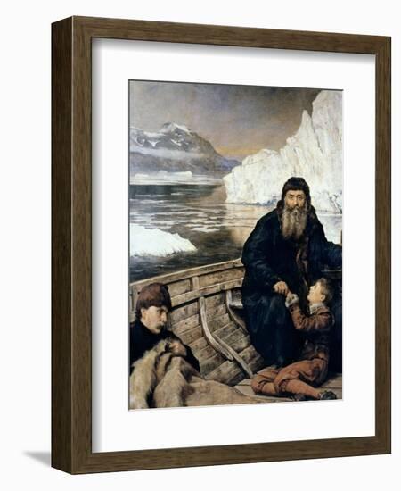 Henry Hudson And Son-John Collier-Framed Giclee Print