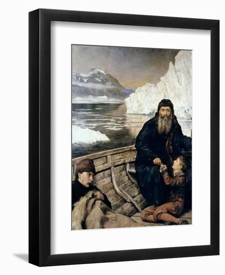 Henry Hudson And Son-John Collier-Framed Giclee Print