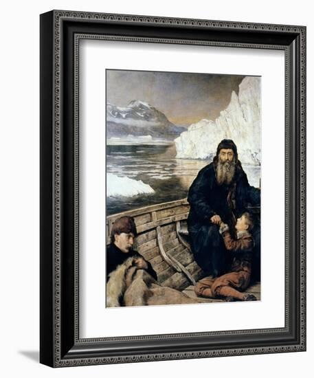 Henry Hudson And Son-John Collier-Framed Giclee Print