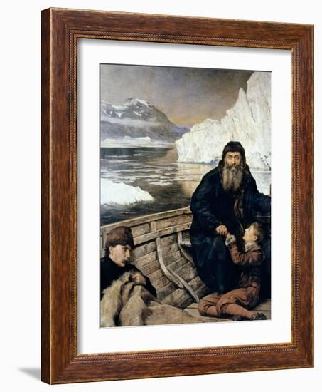 Henry Hudson And Son-John Collier-Framed Giclee Print