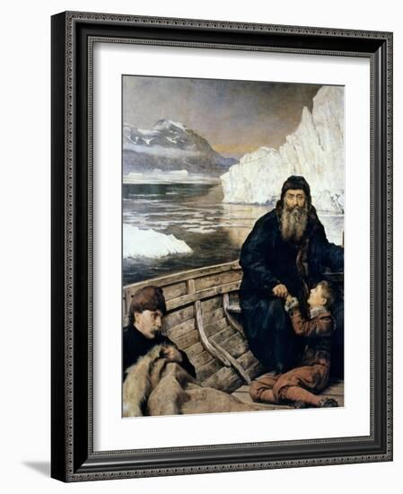 Henry Hudson And Son-John Collier-Framed Giclee Print