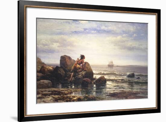 Henry Hudson Entering New York, 1892-Thomas Moran-Framed Premium Giclee Print