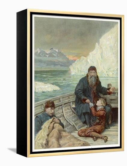 Henry Hudson is Cast Adrift-John Collier-Framed Stretched Canvas