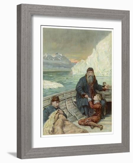 Henry Hudson is Cast Adrift-John Collier-Framed Art Print