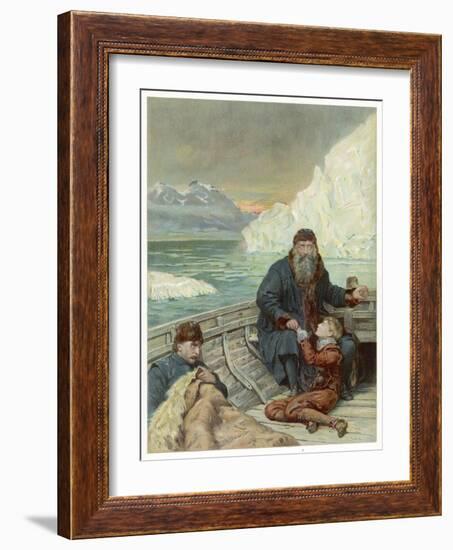 Henry Hudson is Cast Adrift-John Collier-Framed Art Print