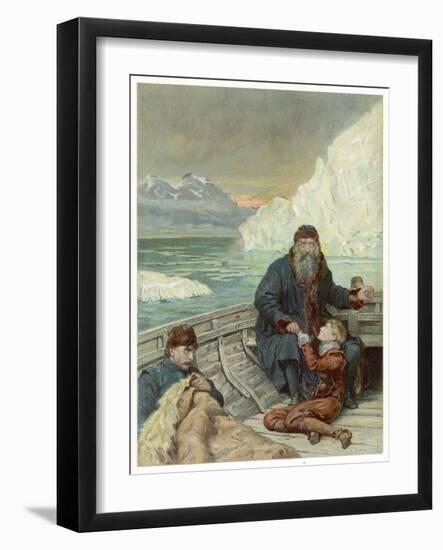 Henry Hudson is Cast Adrift-John Collier-Framed Art Print