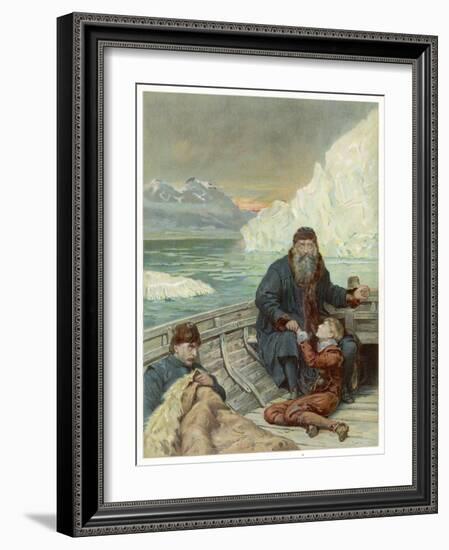 Henry Hudson is Cast Adrift-John Collier-Framed Art Print