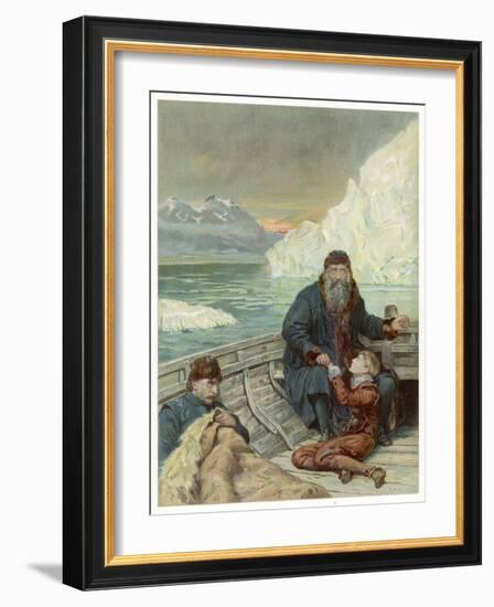 Henry Hudson is Cast Adrift-John Collier-Framed Art Print