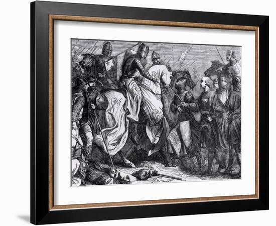 Henry III at the Battle of Lewes, 14th May 1264-Felix Philippoteaux-Framed Giclee Print