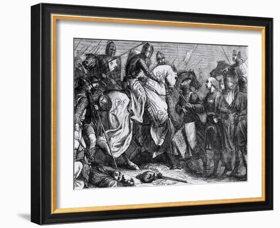 Henry III at the Battle of Lewes, 14th May 1264-Felix Philippoteaux-Framed Giclee Print