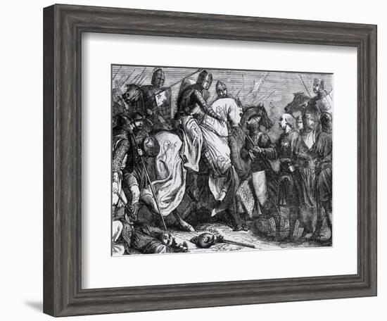 Henry III at the Battle of Lewes, 14th May 1264-Felix Philippoteaux-Framed Giclee Print