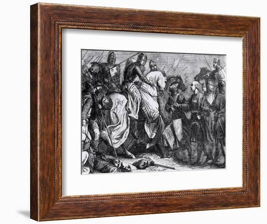 Henry III at the Battle of Lewes, 14th May 1264-Felix Philippoteaux-Framed Giclee Print