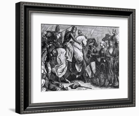 Henry III at the Battle of Lewes, 14th May 1264-Felix Philippoteaux-Framed Giclee Print