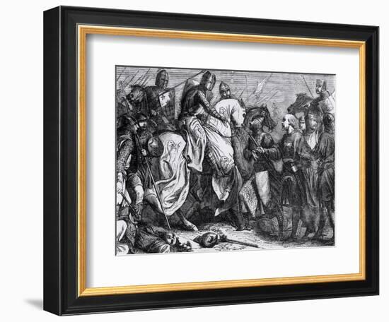 Henry III at the Battle of Lewes, 14th May 1264-Felix Philippoteaux-Framed Giclee Print