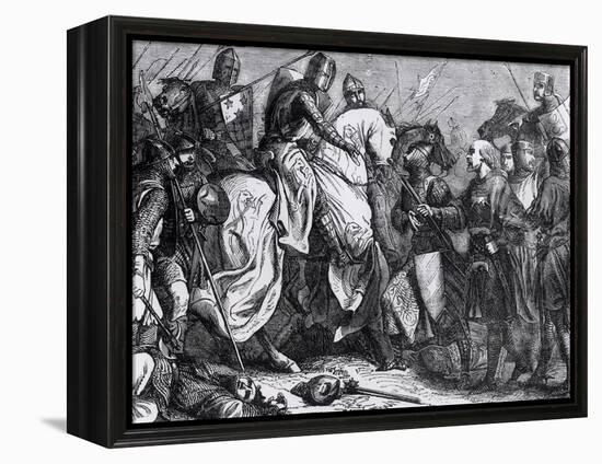 Henry III at the Battle of Lewes, 14th May 1264-Felix Philippoteaux-Framed Premier Image Canvas